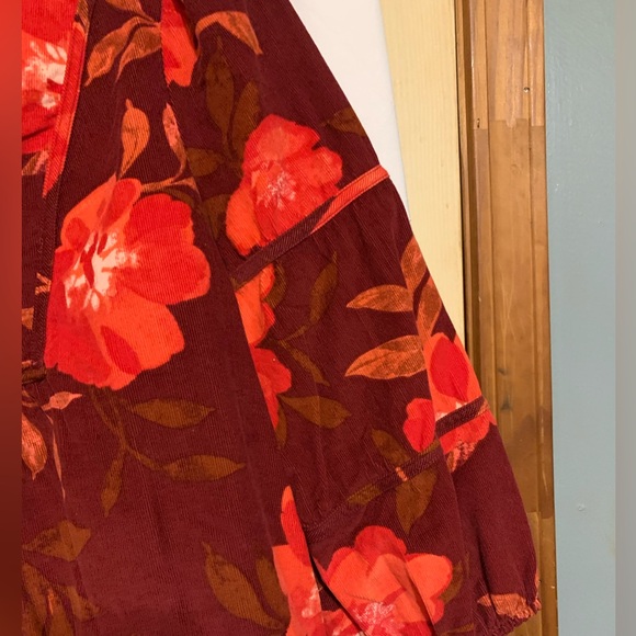 Corduroy floral shirt - Picture 5 of 6